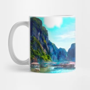 Floating Village Mug